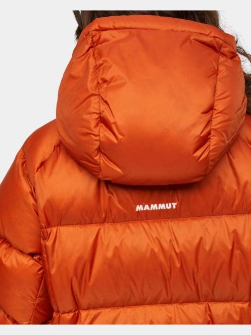 Mammut Glacier Glow IN Hooded Jacket női pehelykabát narancssárga színben 9
