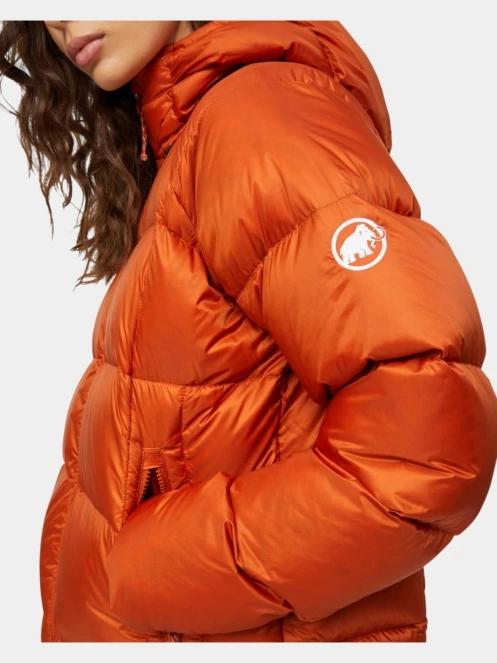 Mammut Glacier Glow IN Hooded Jacket női pehelykabát narancssárga színben 10