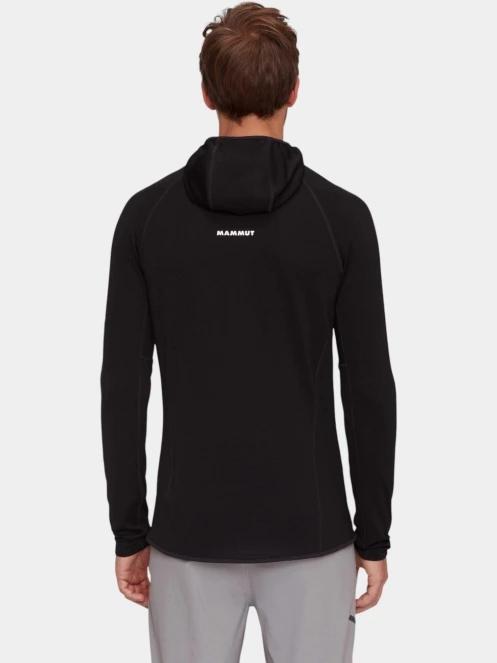 Mammut Aenergy Light ML Hooded Jacket férfi polár pulóver fekete színben 4