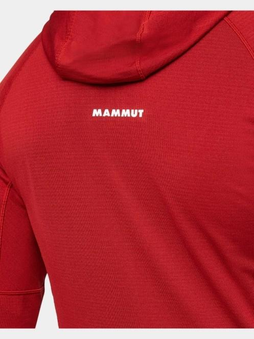 Mammut Aenergy Light ML Hooded Jacket férfi polár pulóver piros színben 8