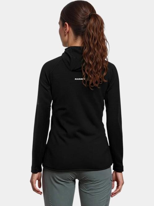 Mammut Aenergy Light ML Hooded Jacket női polár pulóver fekete színben 4