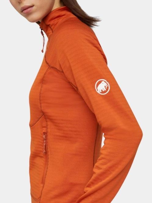 Mammut Taiss ML Jacket női polár pulóver narancssárga színben 5