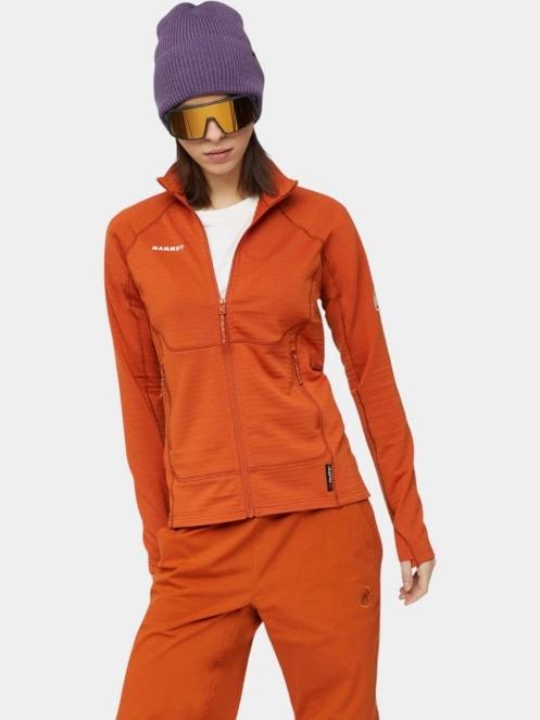 Mammut Taiss ML Jacket női polár pulóver narancssárga színben 6