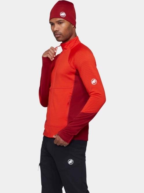 Mammut Taiss ML Jacket férfi polár pulóver piros színben 3