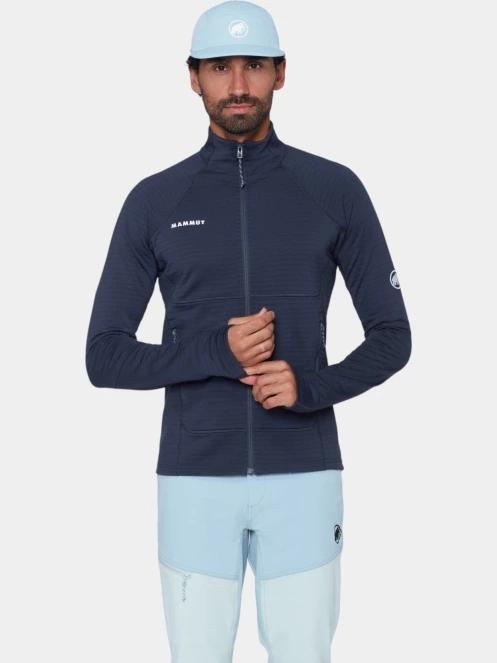 Mammut Taiss ML Jacket férfi polár pulóver sötétkék színben 2