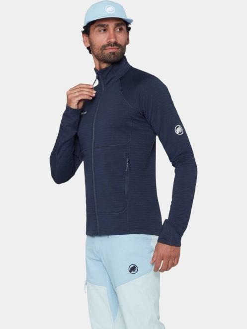 Mammut Taiss ML Jacket férfi polár pulóver sötétkék színben 3