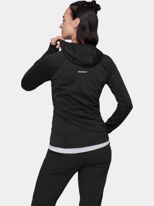 Mammut Taiss ML Hooded Jacket női polár pulóver fekete színben 4
