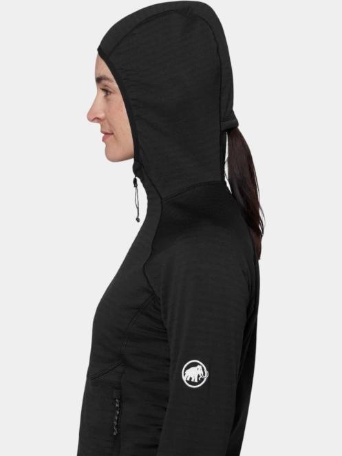 Mammut Taiss ML Hooded Jacket női polár pulóver fekete színben 5