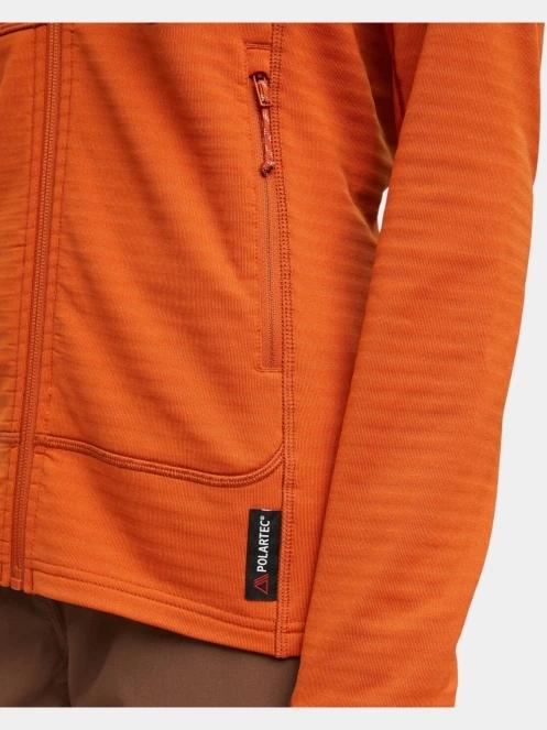 Mammut Taiss ML Hooded Jacket női polár pulóver narancssárga színben 8