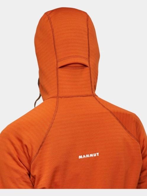 Mammut Taiss ML Hooded Jacket női polár pulóver narancssárga színben 9
