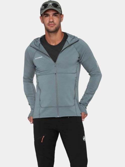 Mammut Taiss ML Hooded Jacket férfi polár pulóver szürke színben 2