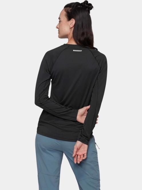 Mammut Ducan FL Longsleeve női aláöltöző felső fekete színben 4