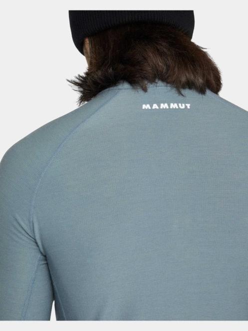 Mammut Tree Wool Thermal FL Half Zip Longsleeve férfi hosszú ujjú sport póló szürke színben 7