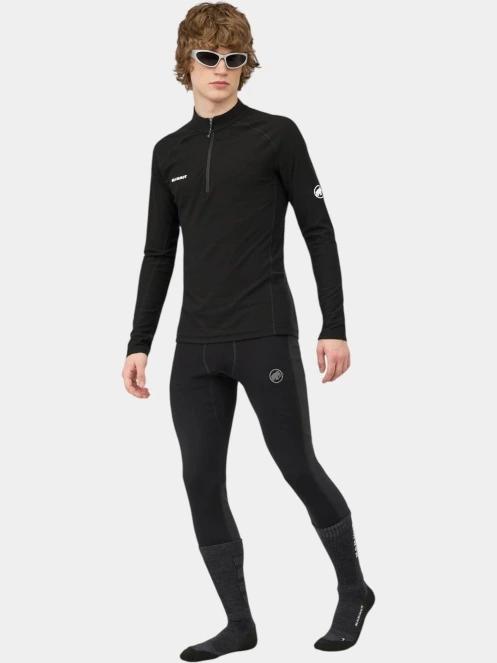 Mammut Aconcagua ML Long Tights férfi aláöltöző nadrág fekete színben 4