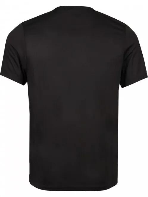Mico Man Half Sleeves R/Neck Running Shirt férfi hosszú ujjú sport póló fekete színben 3
