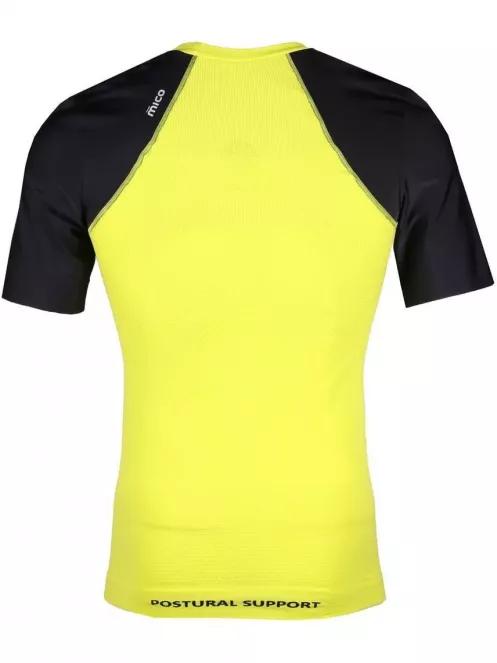Mico Man Half Slvs R/Neck Shirt M1 Trail férfi hosszú ujjú sport póló sárga színben 3