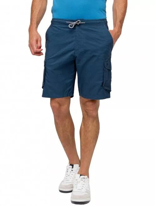 TBS Marekber férfi rövidnadrág kék színben 2