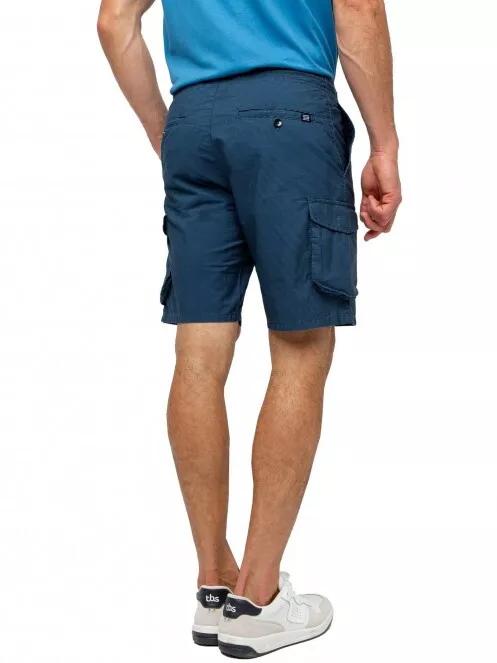 TBS Marekber férfi rövidnadrág kék színben 3