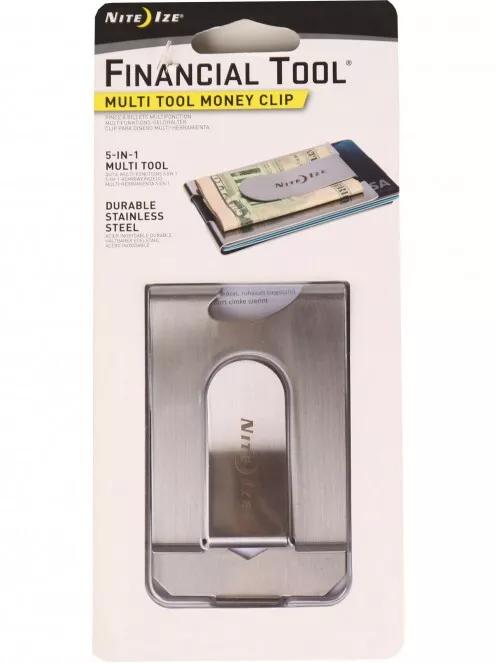 Leatherman Financial Tool Money Clip férfi pénzcsipesz szürke színben 2