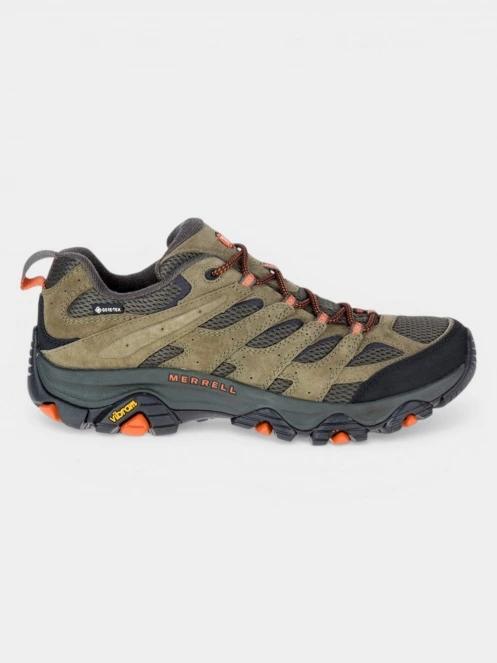 Merrell Moab 3 GTX férfi túracipő oliva színben 2