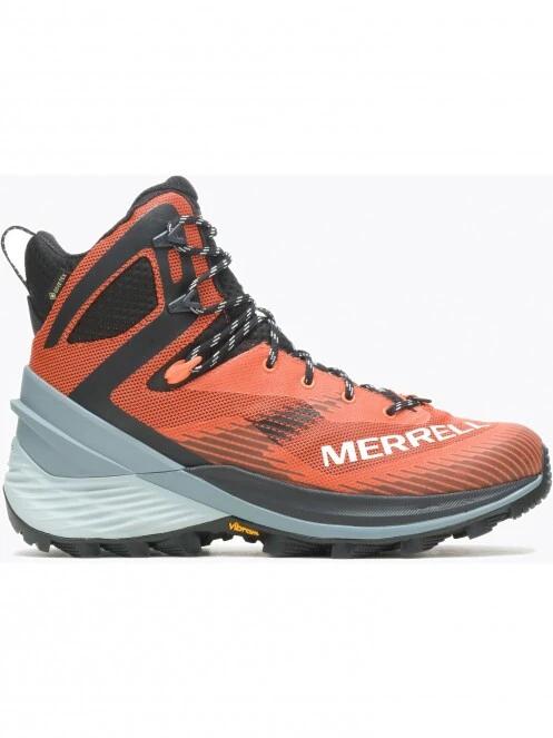 Merrell Rogue Hiker Mid GTX férfi túracipő narancssárga színben 2