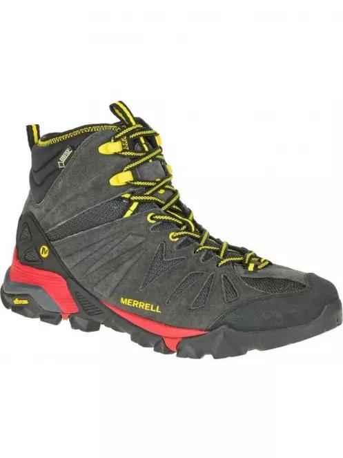 Merrell Capra Mid Gore-Tex férfi vízhatlan túrabakancs szürke színben 2