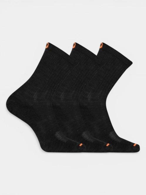 Merrell Cushioned Cotton Crew (3 Packs) zokni fekete színben 2