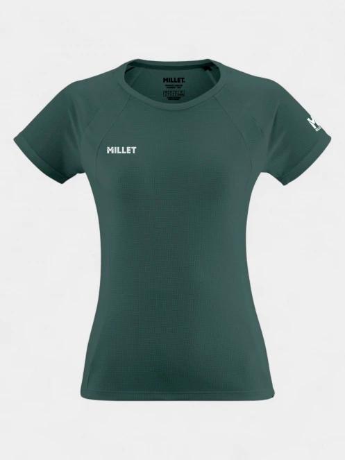 Millet Fusion TS SS W női rövid ujjú sport póló zöld színben 2