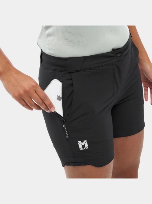 Millet Ubic S Short W női túra rövidnadrág fekete színben 5