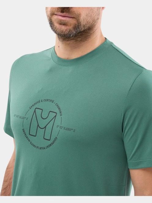 Millet Ubic Light Ts Ss M férfi rövid ujjú sport póló zöld színben 5