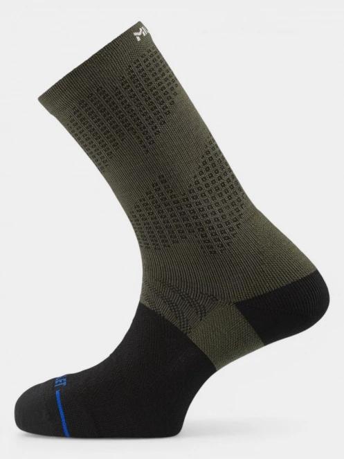 Millet Ubic M Crew Socks férfi túrazokni oliva színben 2
