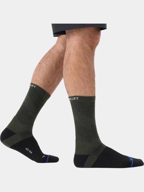 Millet Ubic M Crew Socks férfi túrazokni oliva színben 3