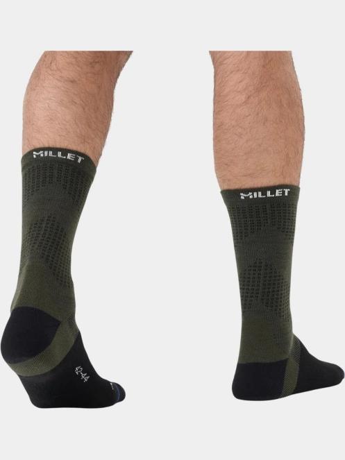 Millet Ubic M Crew Socks férfi túrazokni oliva színben 4