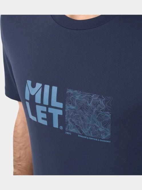 Millet Seneca M férfi rövid ujjú sport póló sötétkék színben 5