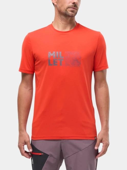 Millet Seneca M férfi rövid ujjú sport póló piros színben 2