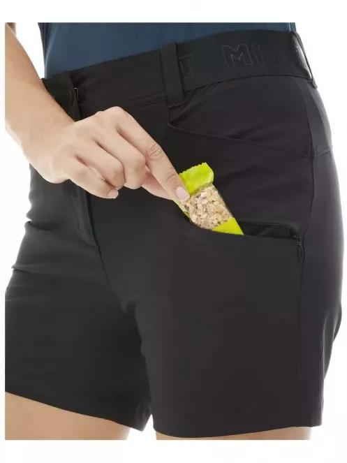 Millet Wanaka Stretch Short II W női túra rövidnadrág fekete színben 5