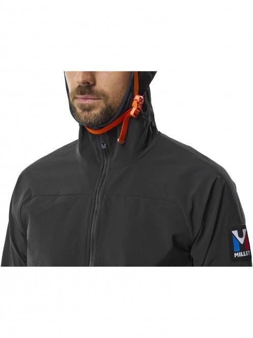 Millet Trilogy Cordura Hoodie M férfi softshell kabát fekete színben 5