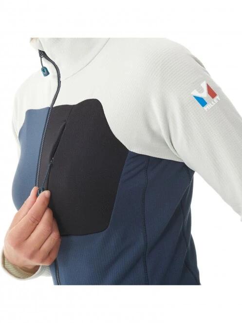 Millet Trilogy Lightgrid Jkt W női polár pulóver kék színben 4