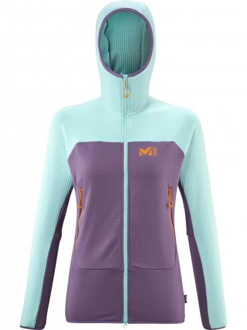 Millet Fusion Grid Hoodie W női polár pulóver lila színben 2