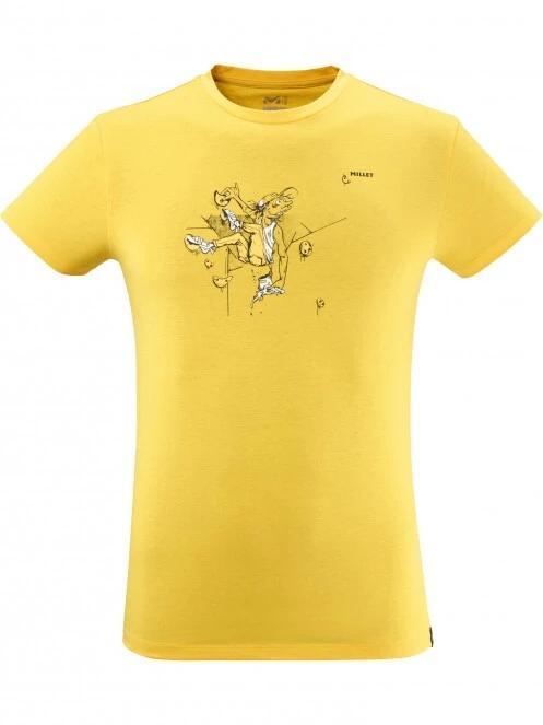 Millet Relimited Colors Ts Ss M férfi rövid ujjú póló sárga színben 2