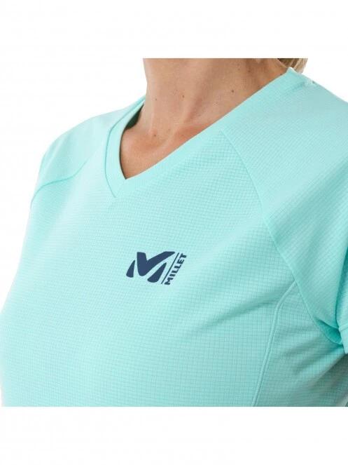 Millet Fusion Ts Ss W női rövid ujjú sport póló világoskék színben 5
