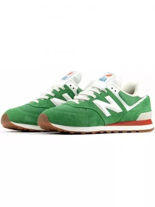New Balance ML574HE2 férfi utcai cipő zöld színben 4