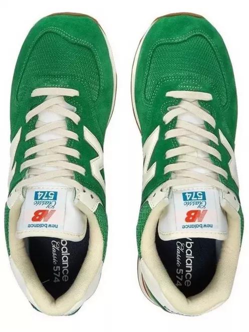 New Balance ML574HE2 férfi utcai cipő zöld színben 6