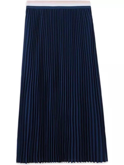 TBS Moniajup női maxi szoknya sötétkék színben 3