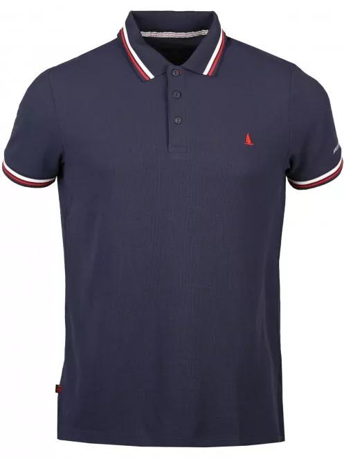 Musto Evo Pro Lite Ss Polo férfi galléros póló sötétkék színben 2