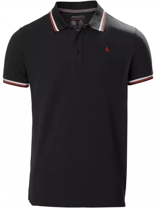 Musto Evo Pro Lite Ss Polo férfi galléros póló fekete színben 2