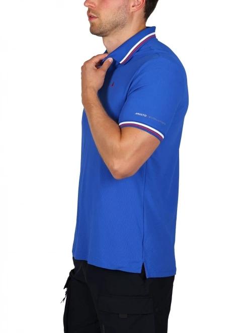Musto Evo Pro Lite Ss Polo férfi galléros póló kék színben 4