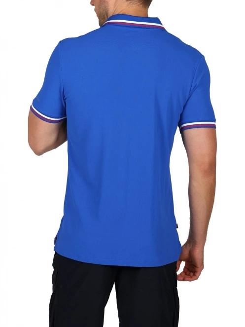 Musto Evo Pro Lite Ss Polo férfi galléros póló kék színben 5