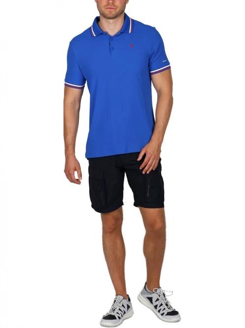 Musto Evo Pro Lite Ss Polo férfi galléros póló kék színben 6