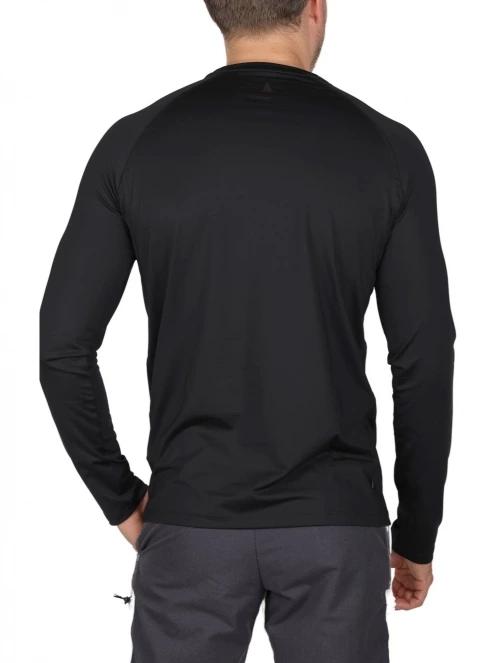Musto Evo Sunblock Ls Tee 2.0 férfi hosszú ujjú sport póló fekete színben 4